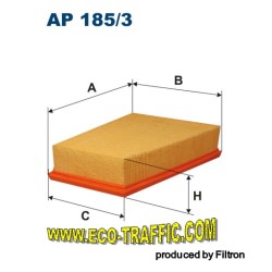 ФИЛТРИ ФИЛТРОН/ AP185/3 ВЪЗДУШЕН ФИЛТЪР/AP 185/3